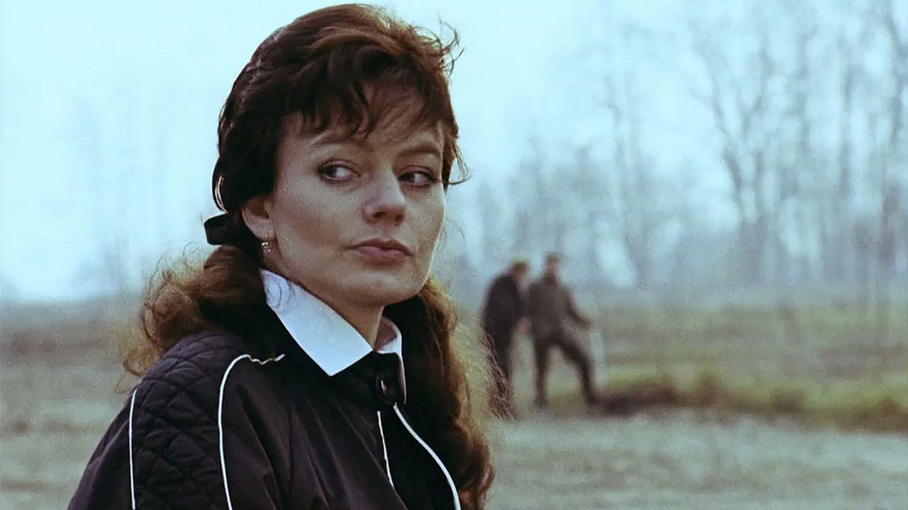 Backdrop for The Photo of a Woman with a Boar