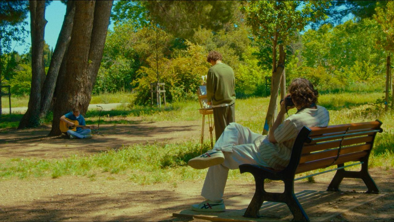 Backdrop for Artits's square