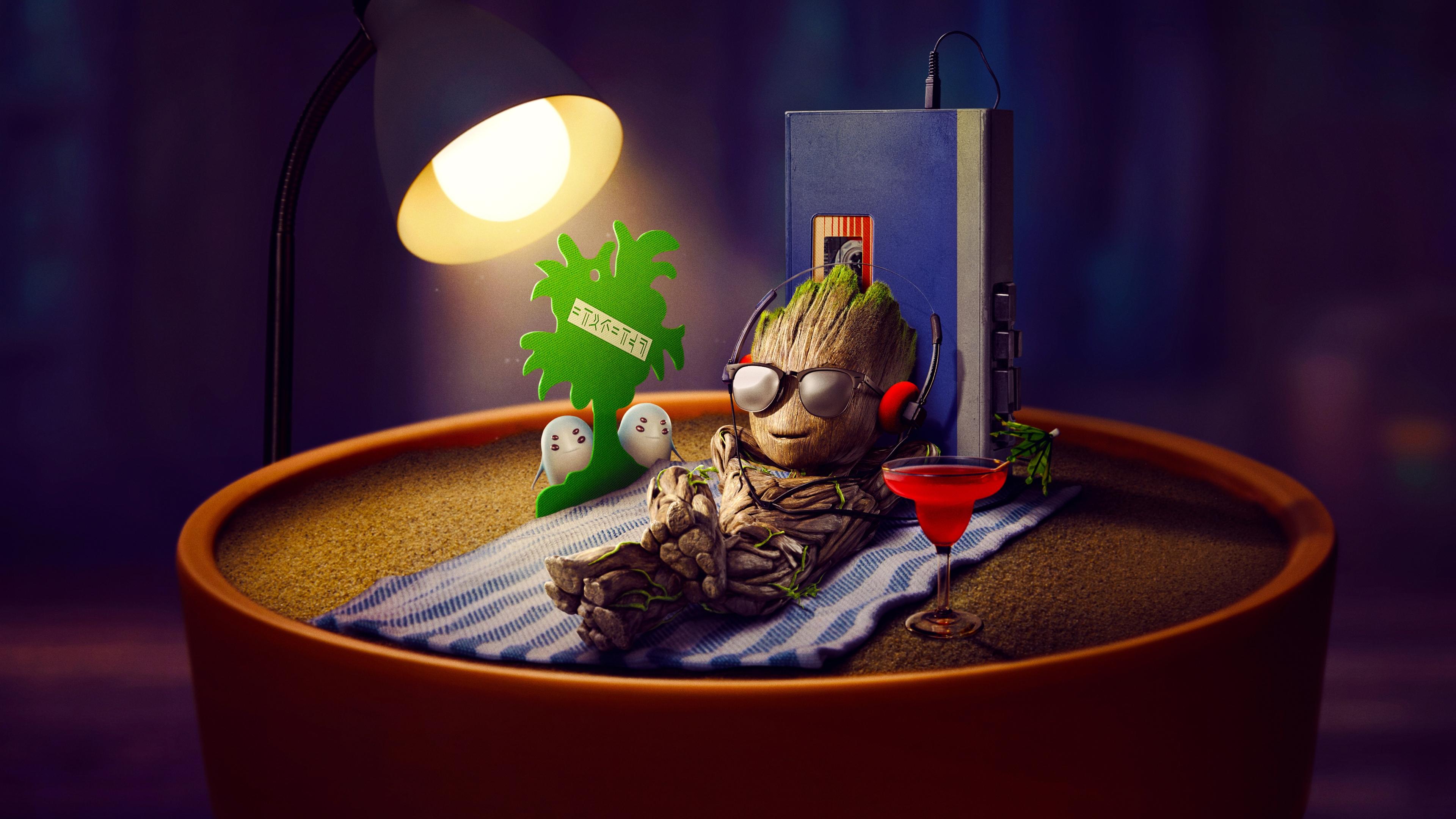 Backdrop for I Am Groot