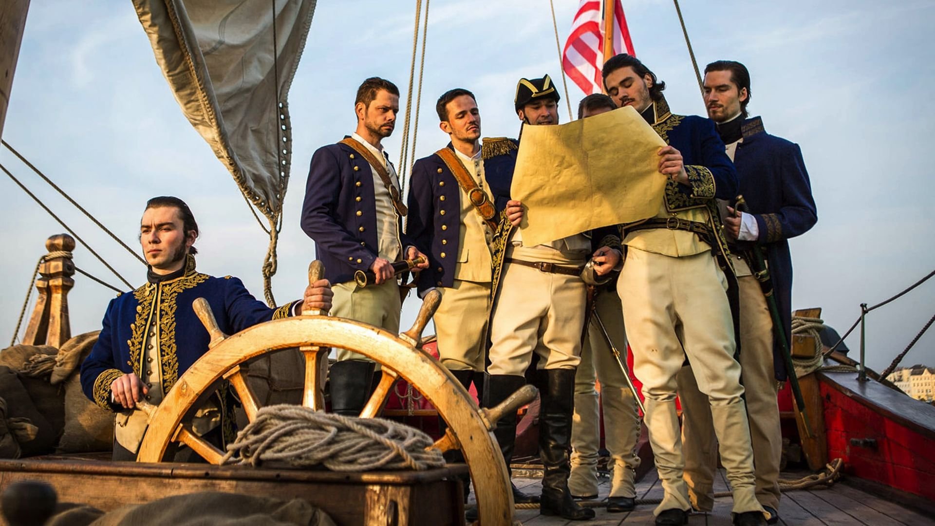 Backdrop for The Barbary Corsairs