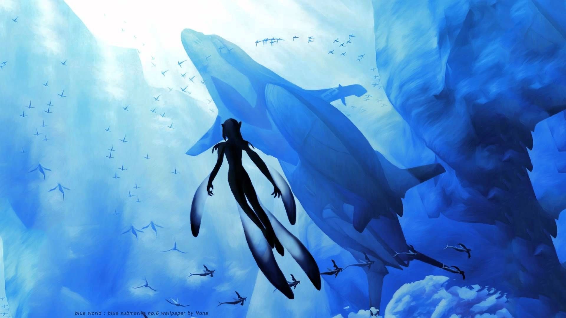 Backdrop for Blue Submarine No. 6