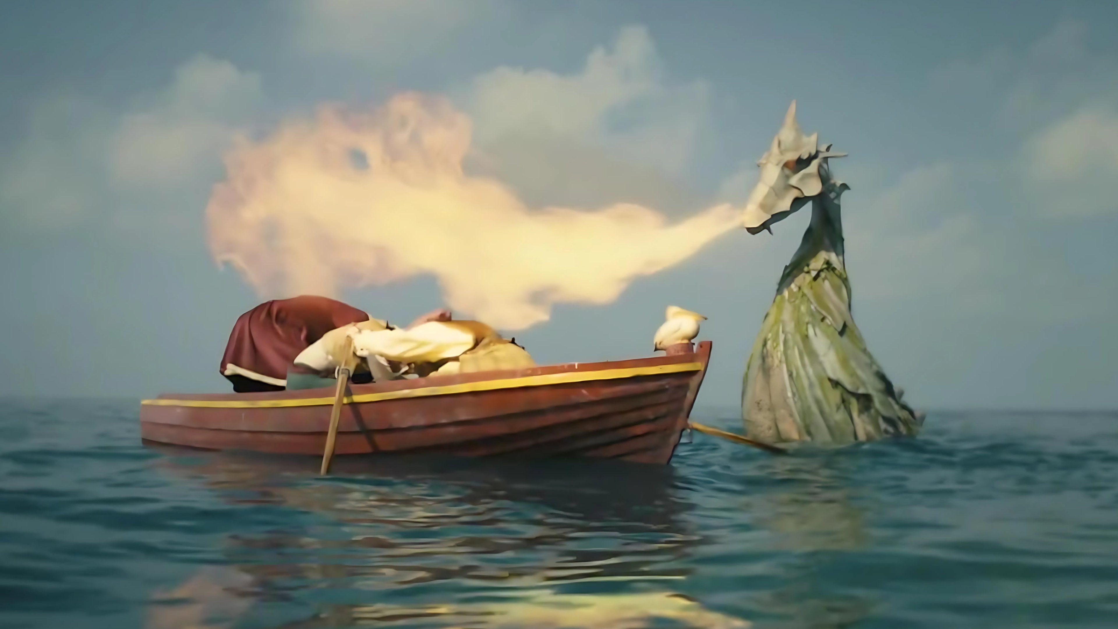 Backdrop for Piet Piraat: The Sea Monster