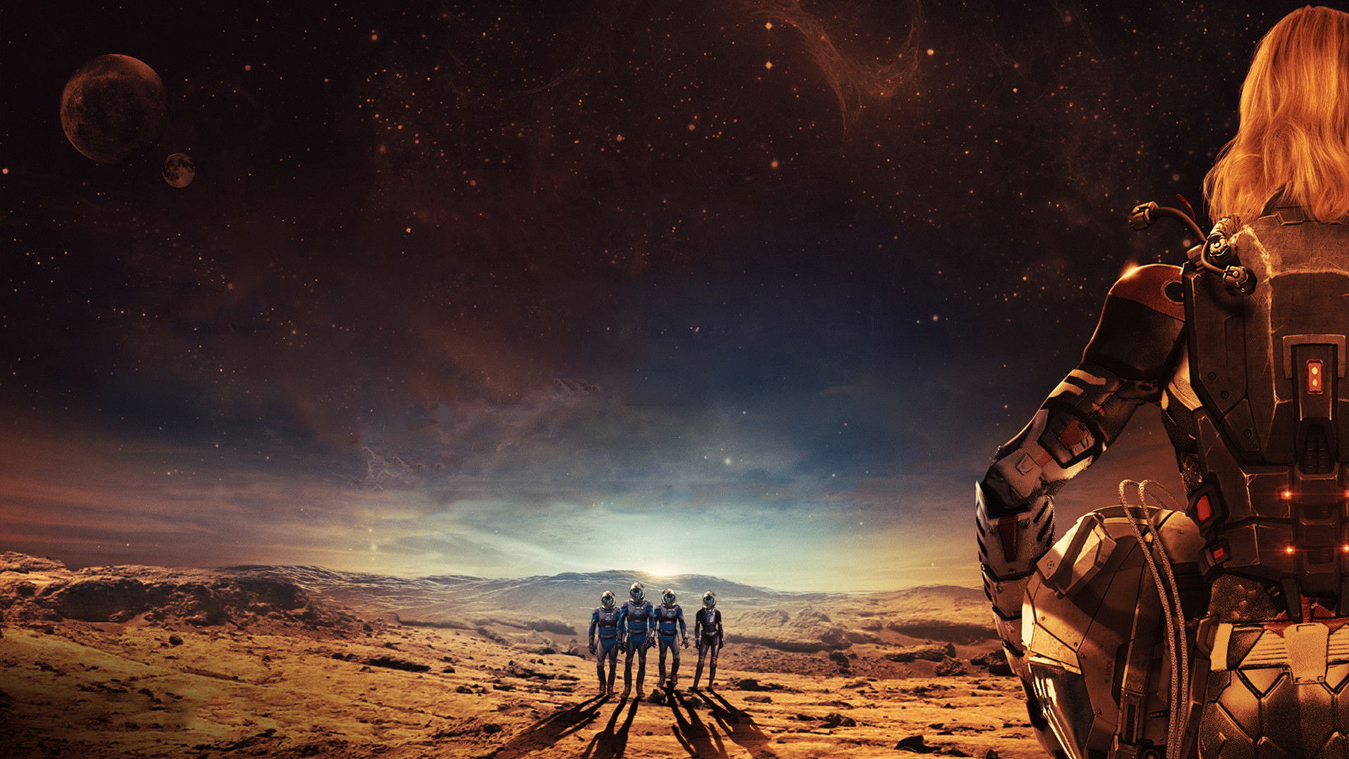 Backdrop for The Mars Project