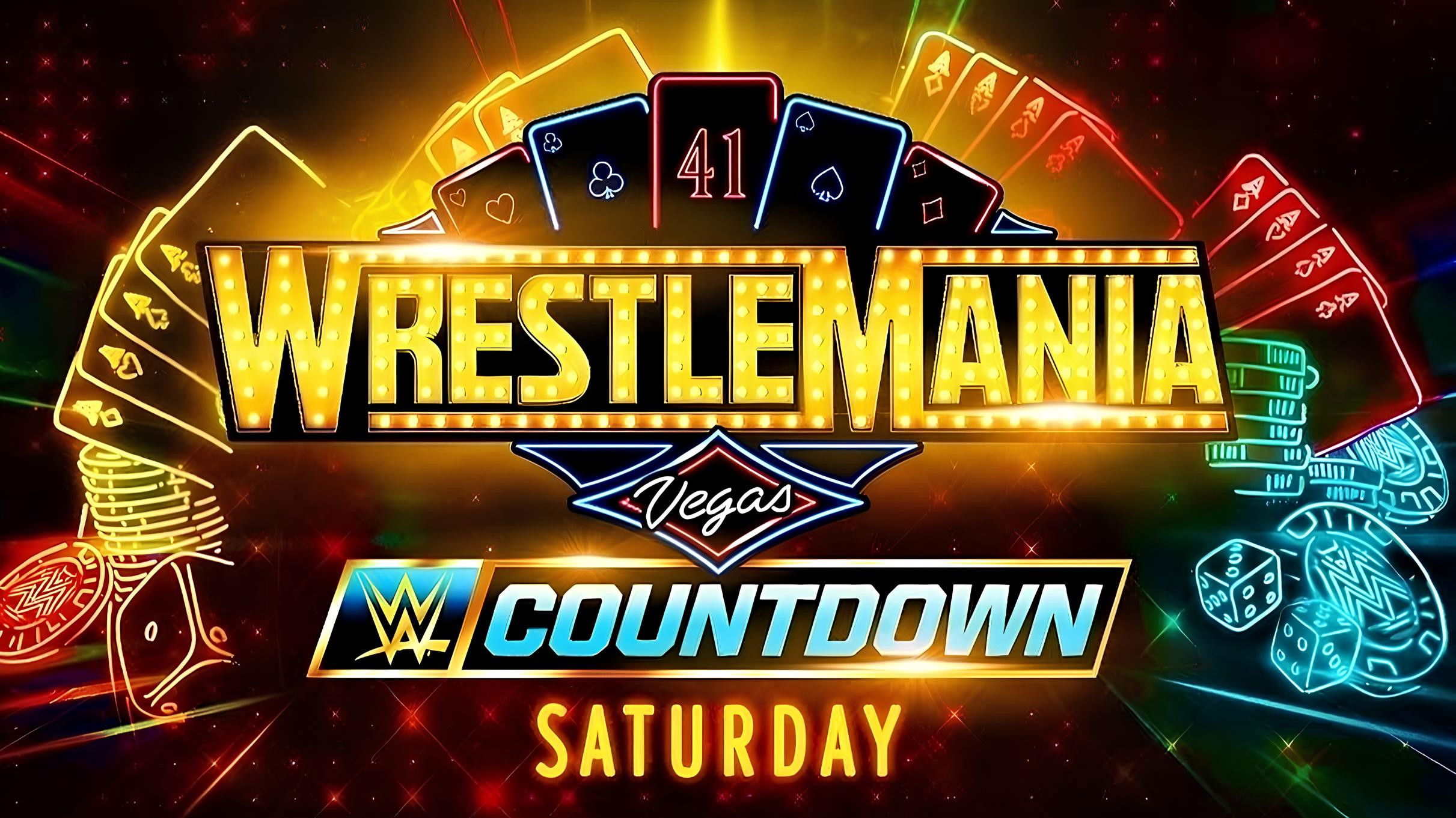 Backdrop for Countdown to WrestleMania 41 Saturday