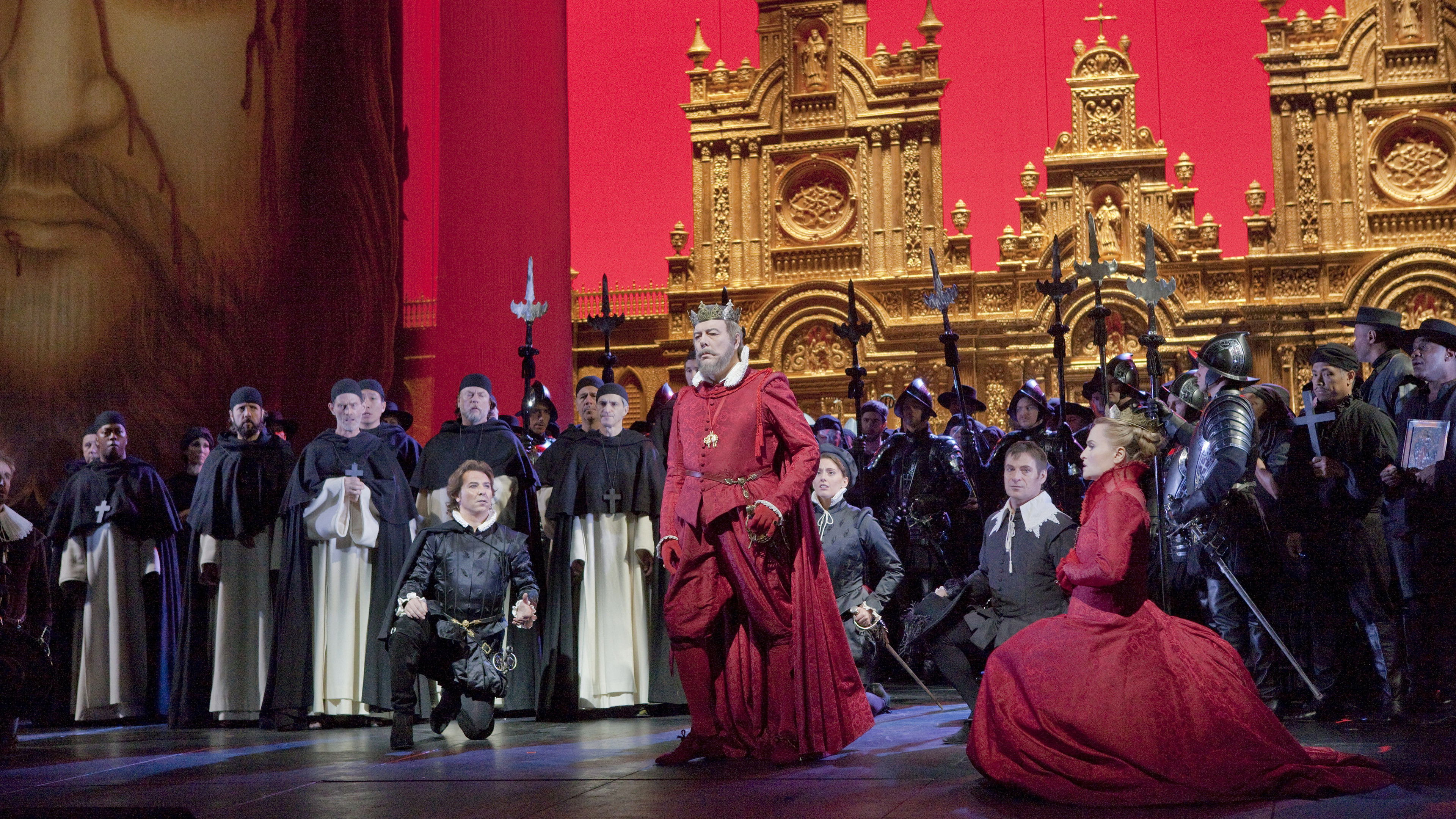 Backdrop for The Metropolitan Opera: Don Carlo