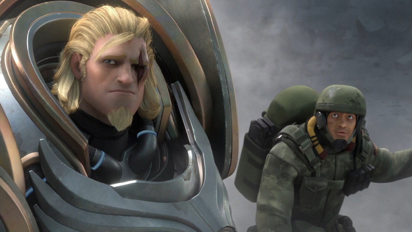 Backdrop for Overwatch Animated Short "Honor and Glory"