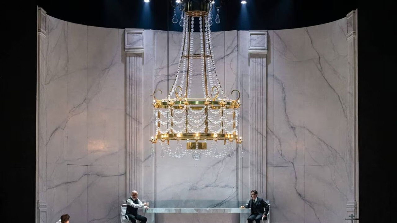Backdrop for Boris Godounov à l’Opéra national du Capitole