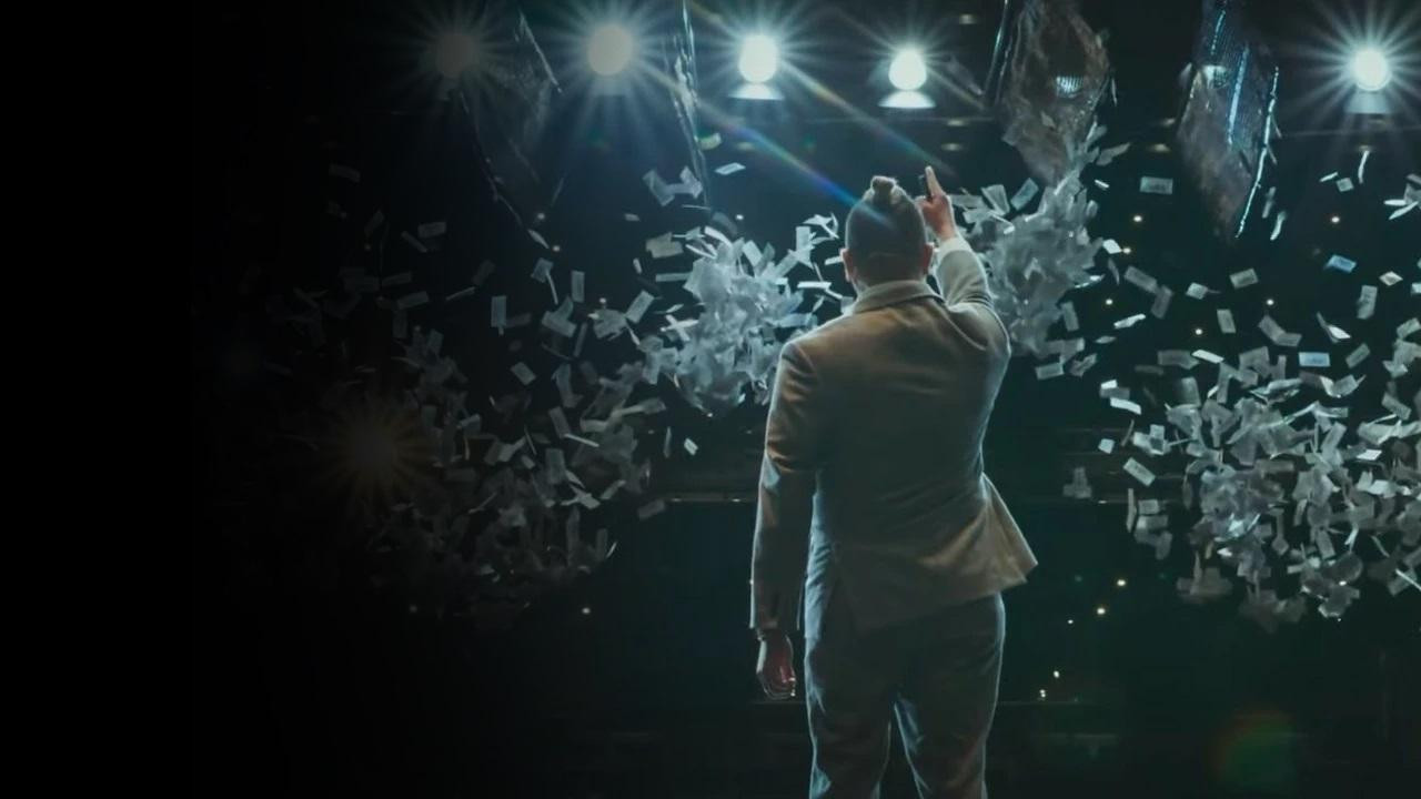 Backdrop for Money Game$