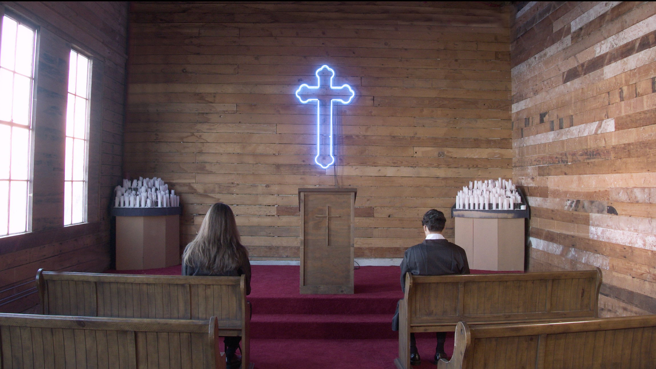 Backdrop for Confession Before the End of the World