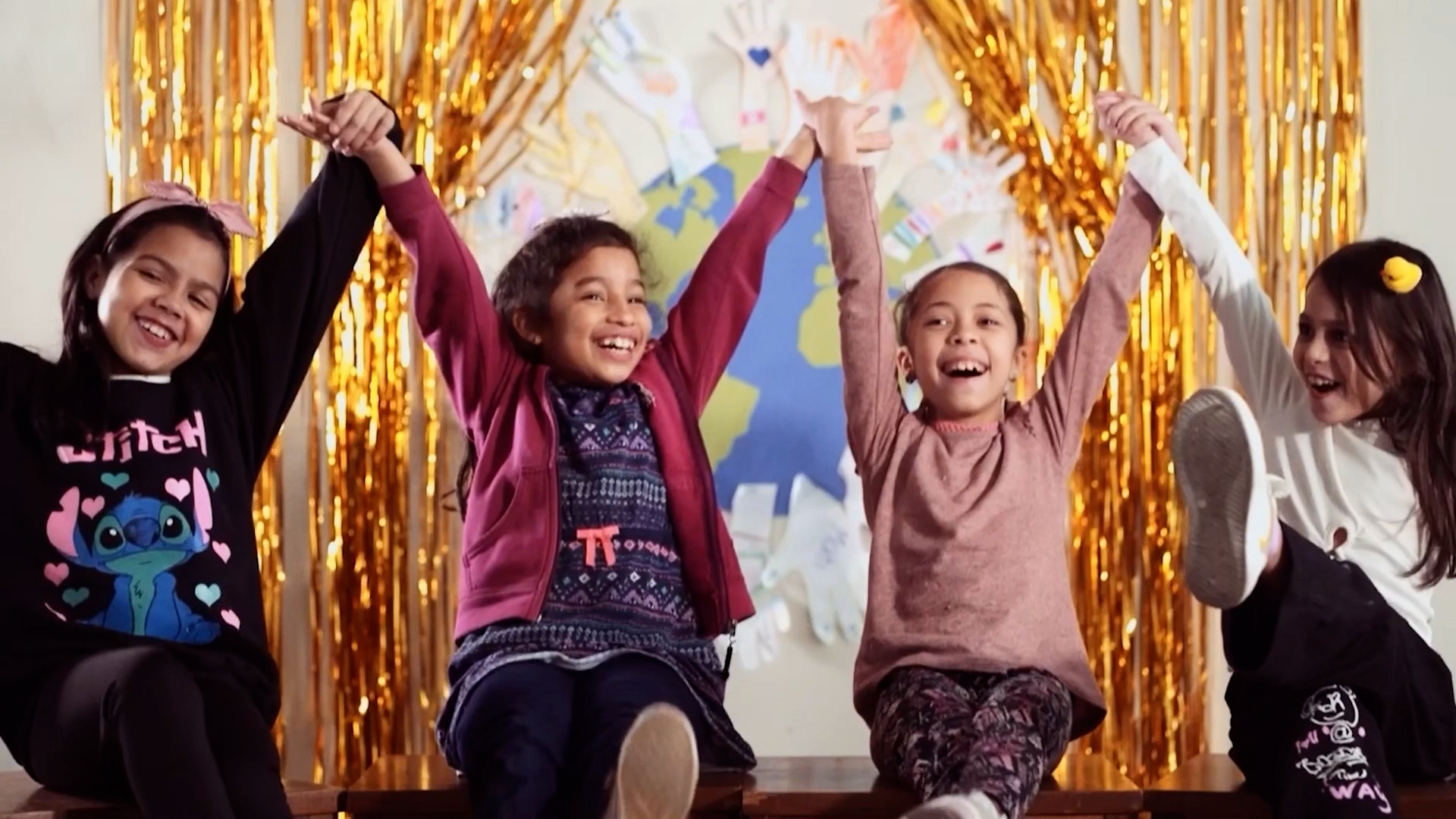 Backdrop for Childhoods without Borders: Voices in Motion