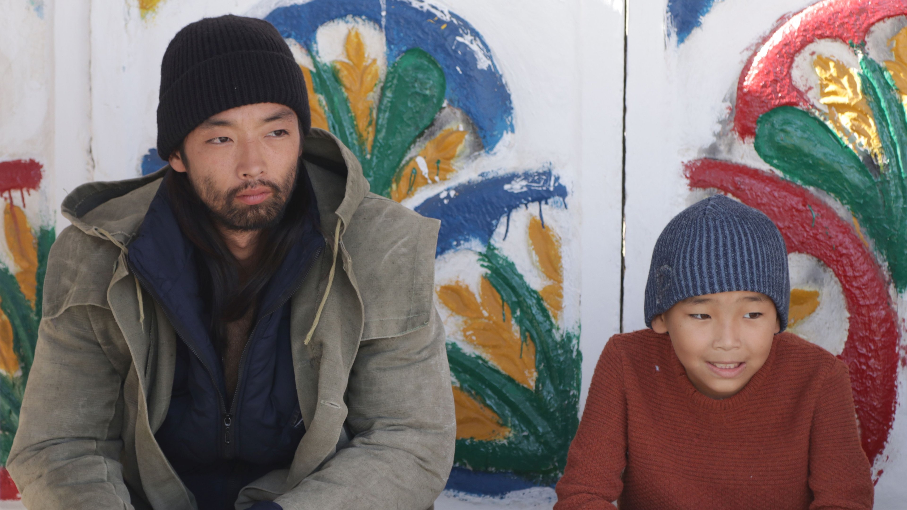 Backdrop for The Horse Thieves. Roads of Time