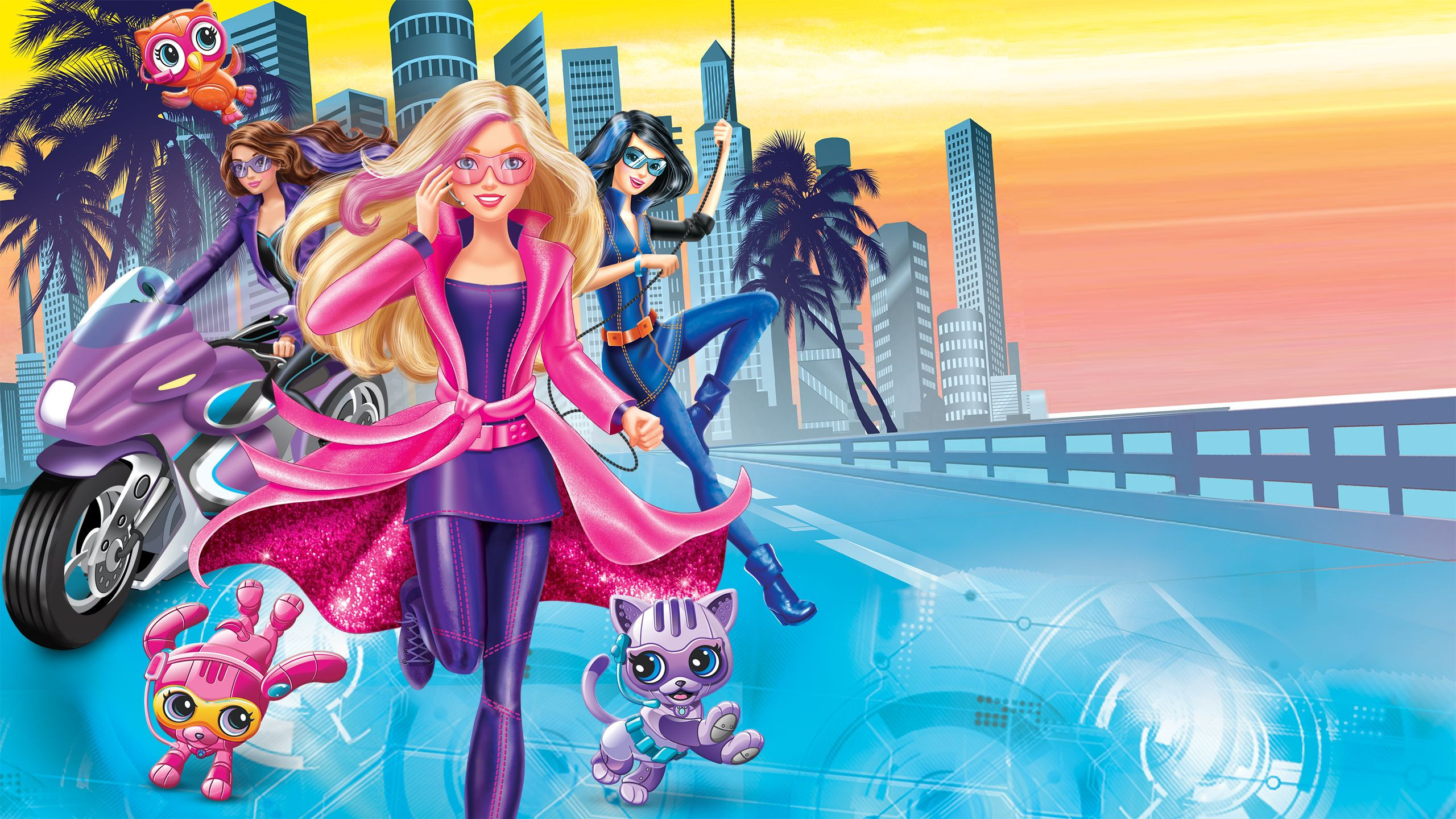 Backdrop for Barbie: Spy Squad