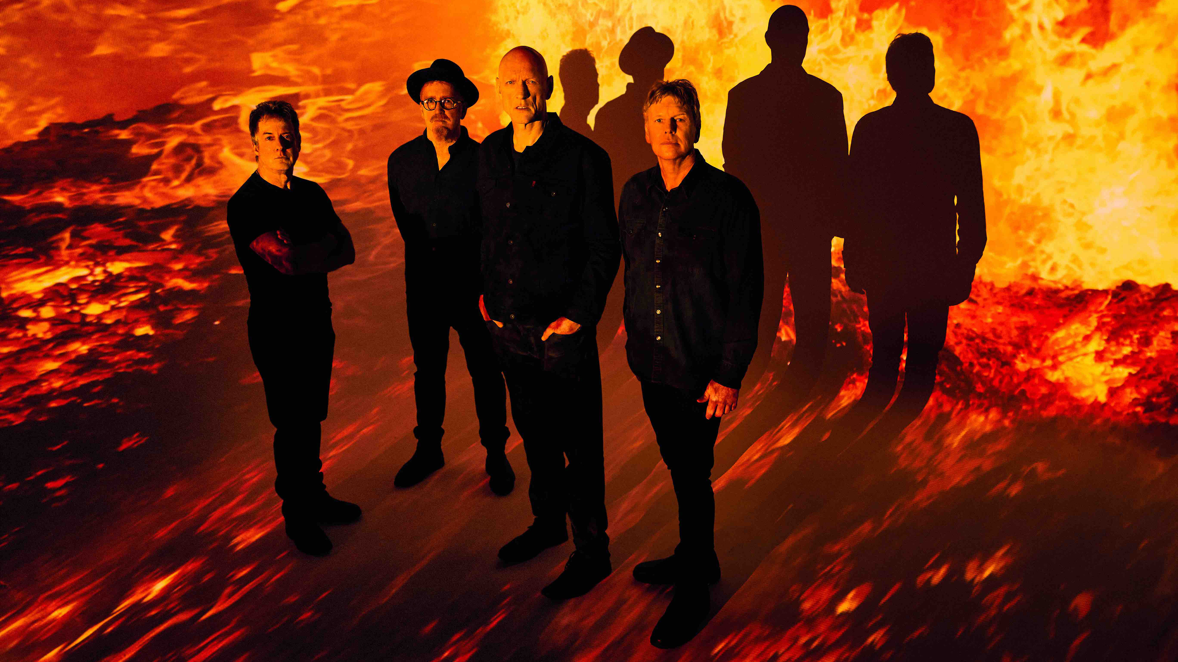 Backdrop for Midnight Oil: The Hardest Line