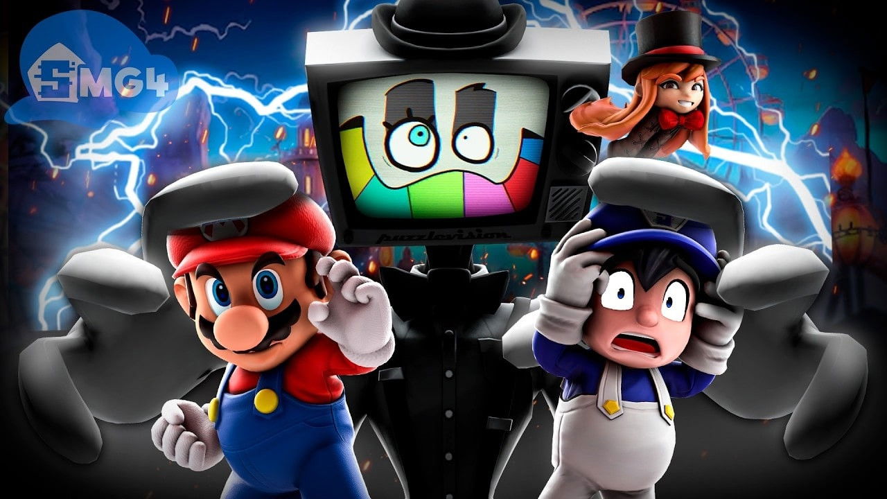 Backdrop for SMG4: War Of The Fat Italians 2024