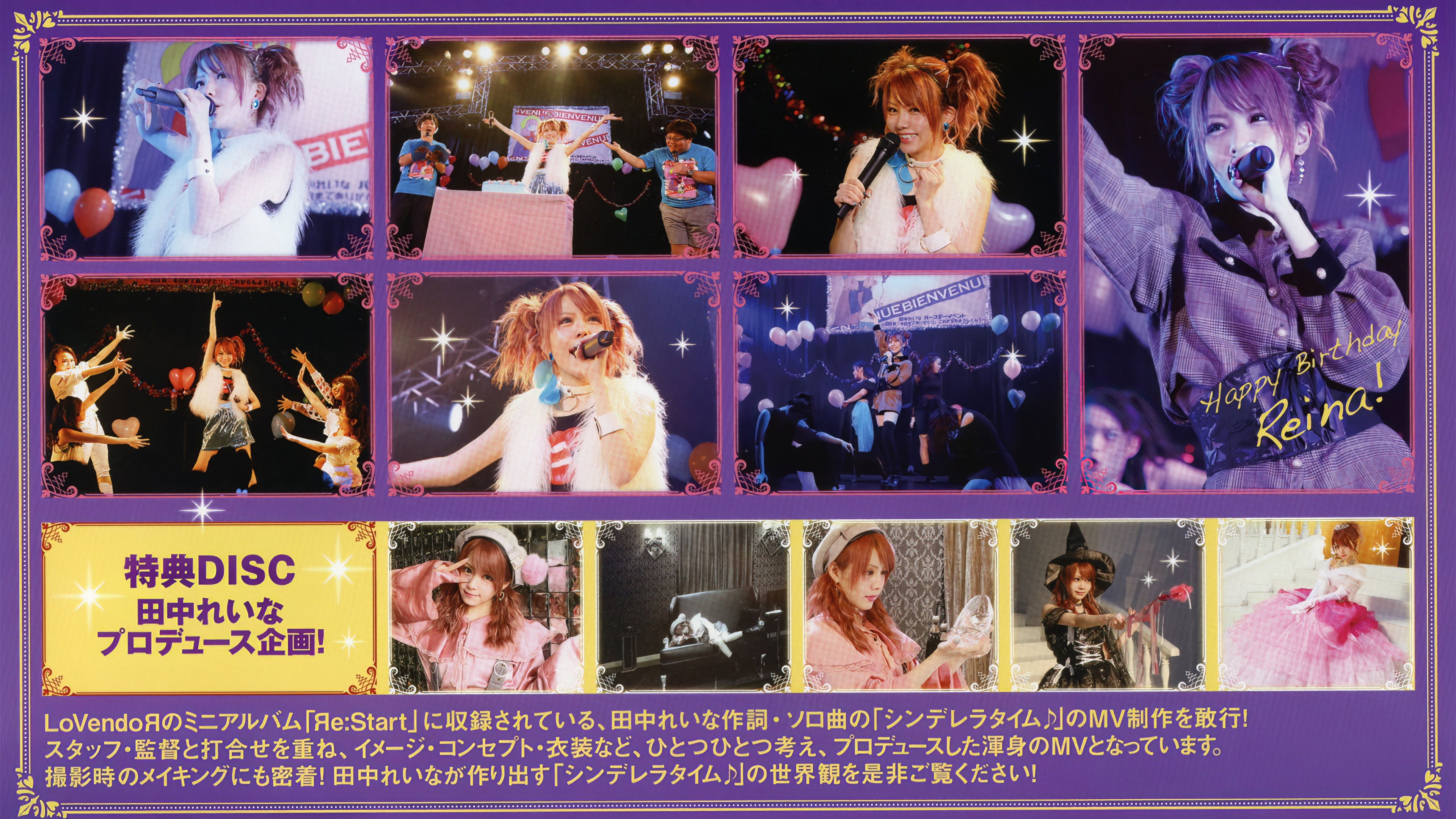 Backdrop for Tanaka Reina Birthday Event OtsukaReina Kai 6 ~28sai♡Kyou Made Arigato. Kore Kara mo Yoroshiku ne!~