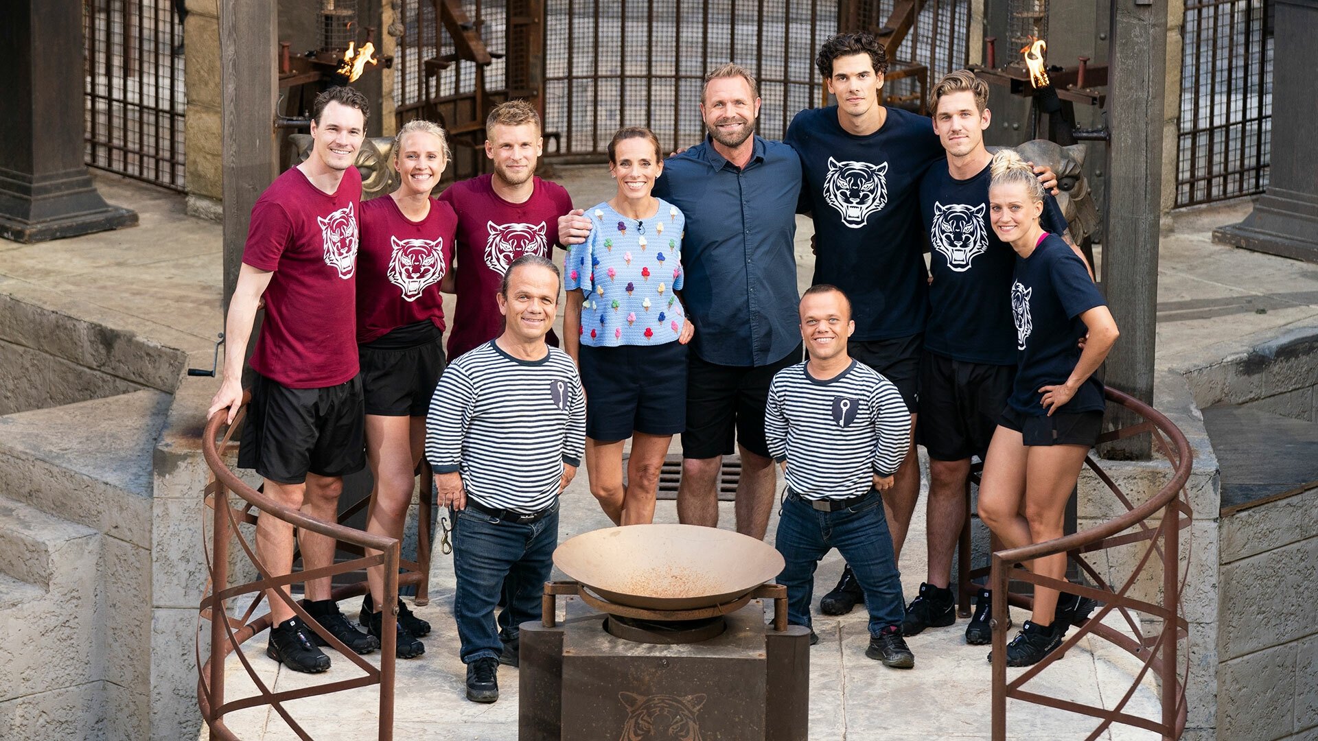 Backdrop for Fangerne på fortet