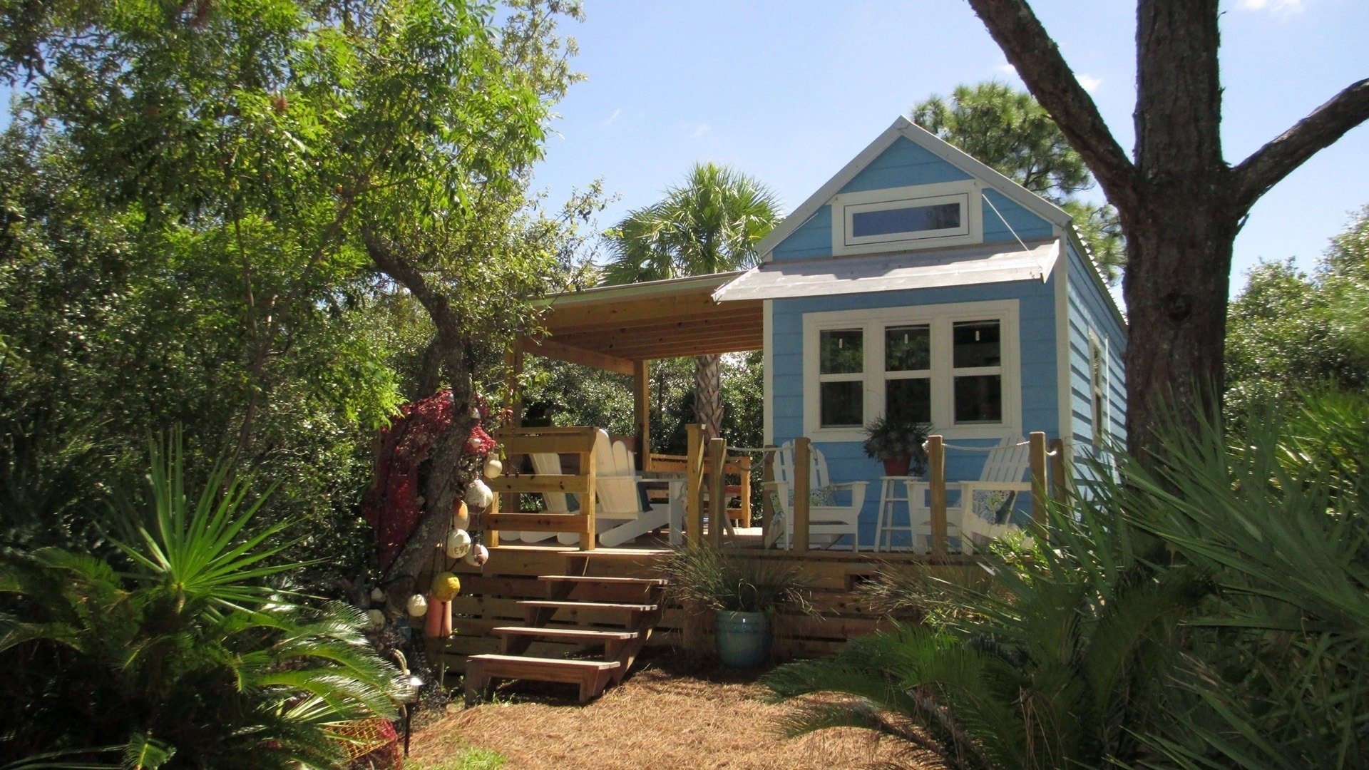 Backdrop for Tiny House Hunting