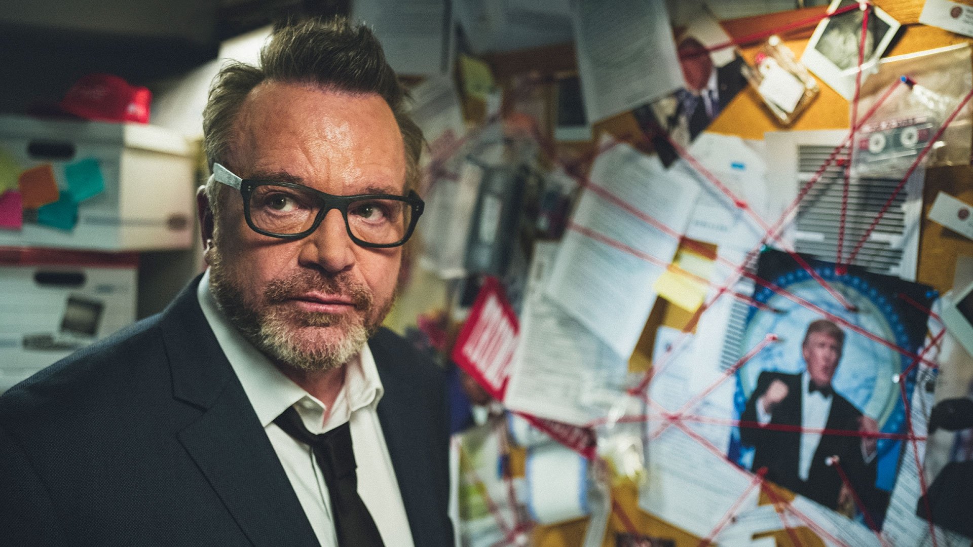 Backdrop for The Hunt for the Trump Tapes With Tom Arnold