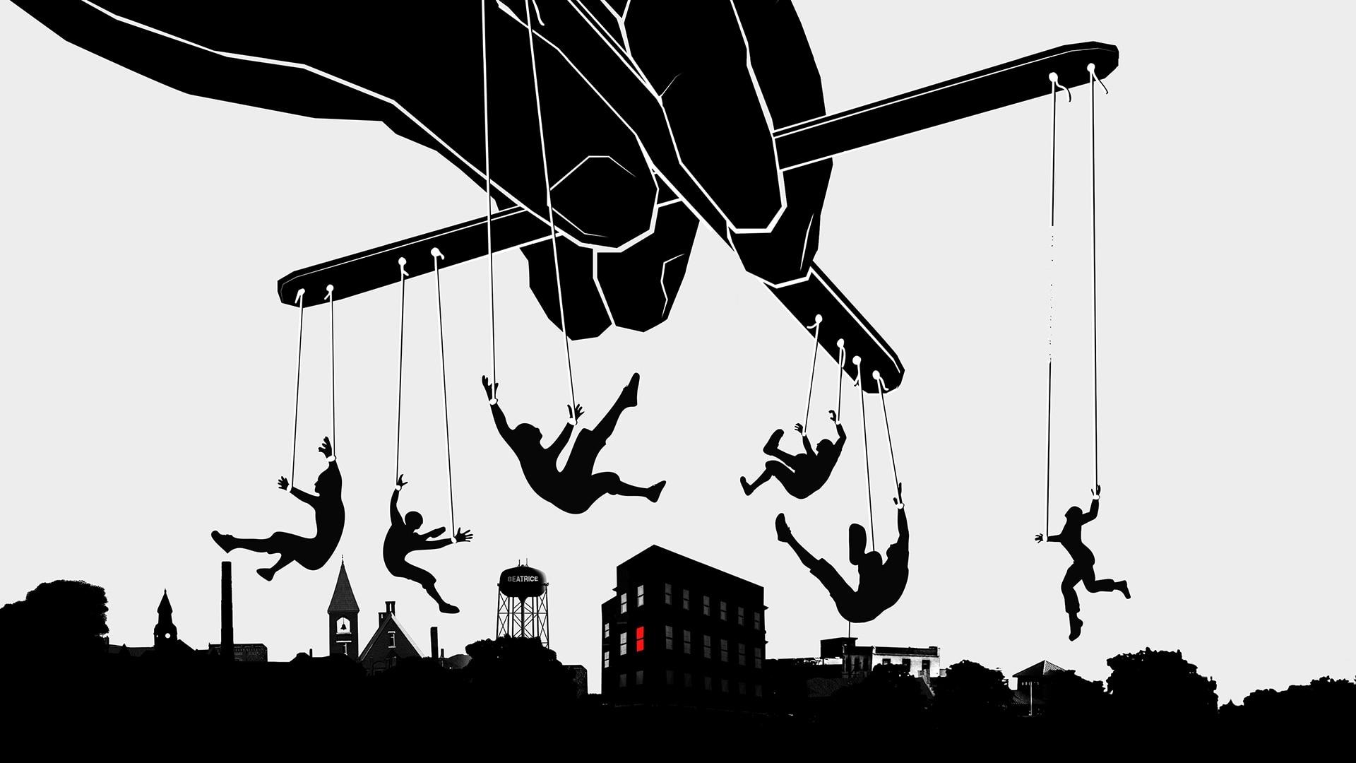 Backdrop for Mind Over Murder