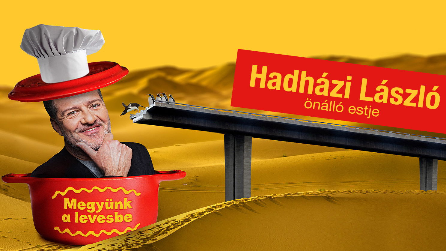 Backdrop for Hadházi László: Megyünk a levesbe