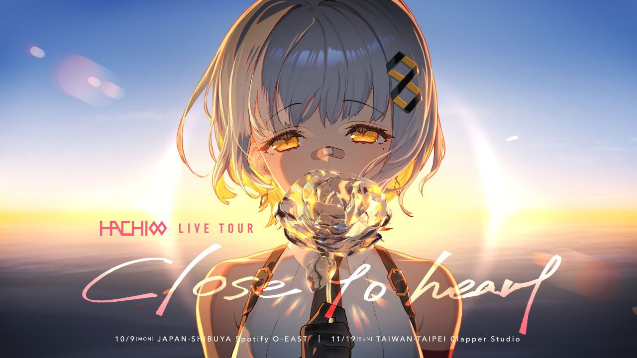 Backdrop for HACHI Live Tour  "Close to heart"