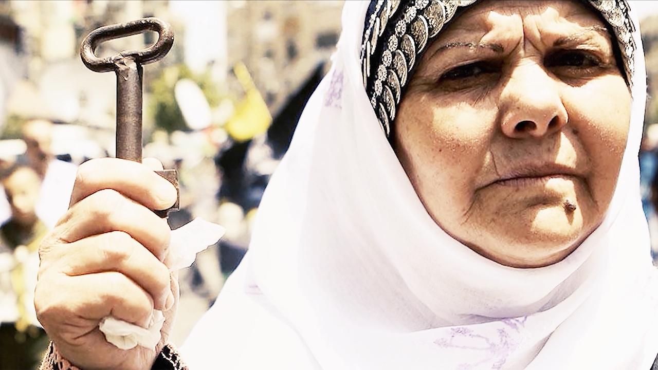 Backdrop for The Tank and the Olive Tree, Another History of Palestine