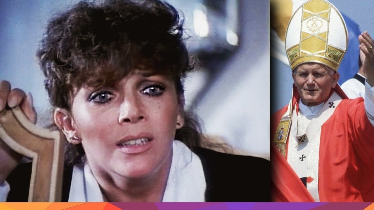 Backdrop for The Child and the Pope