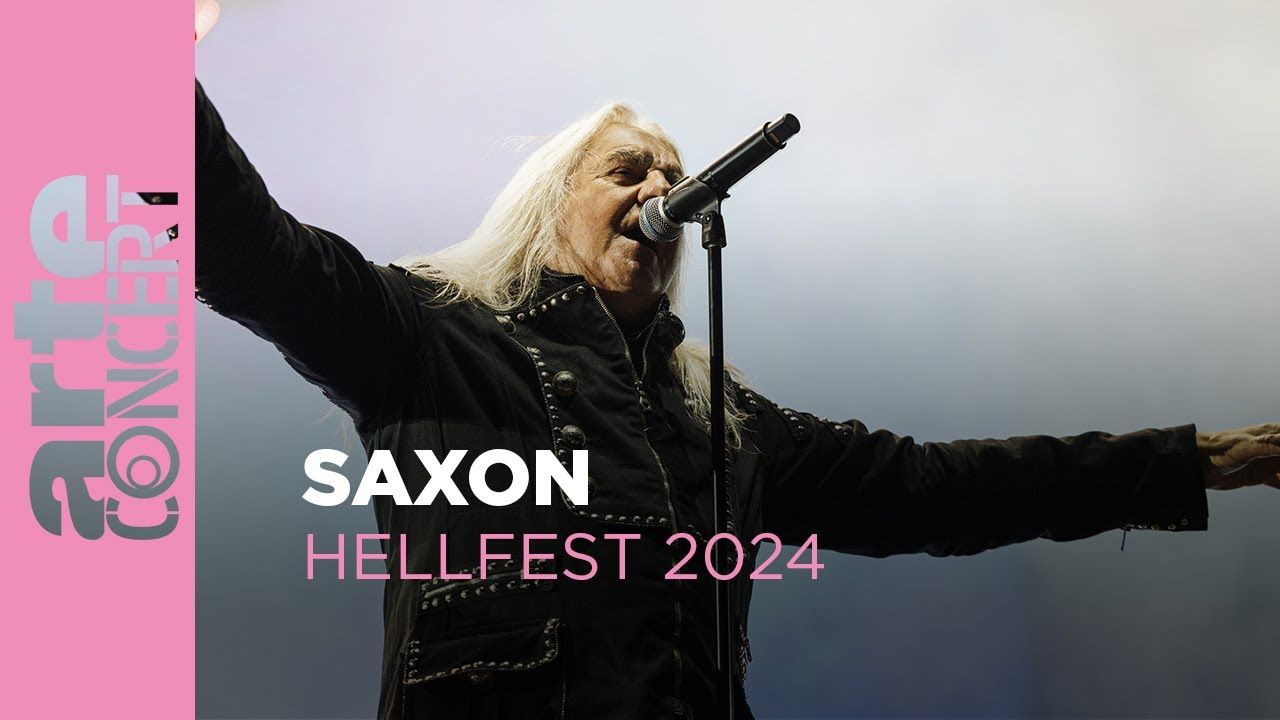 Backdrop for Saxon - Hellfest 2024