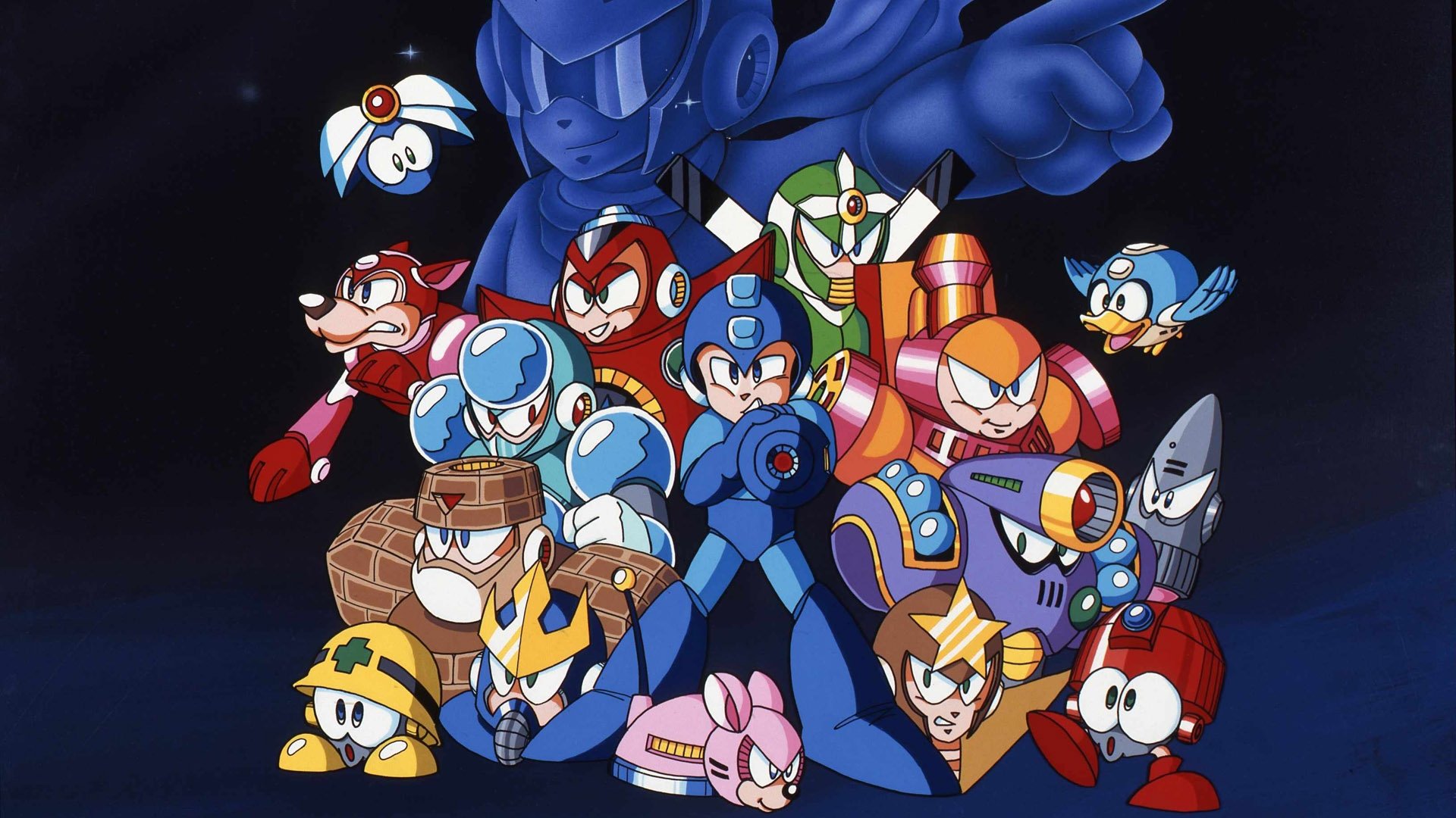 Backdrop for Mega Man
