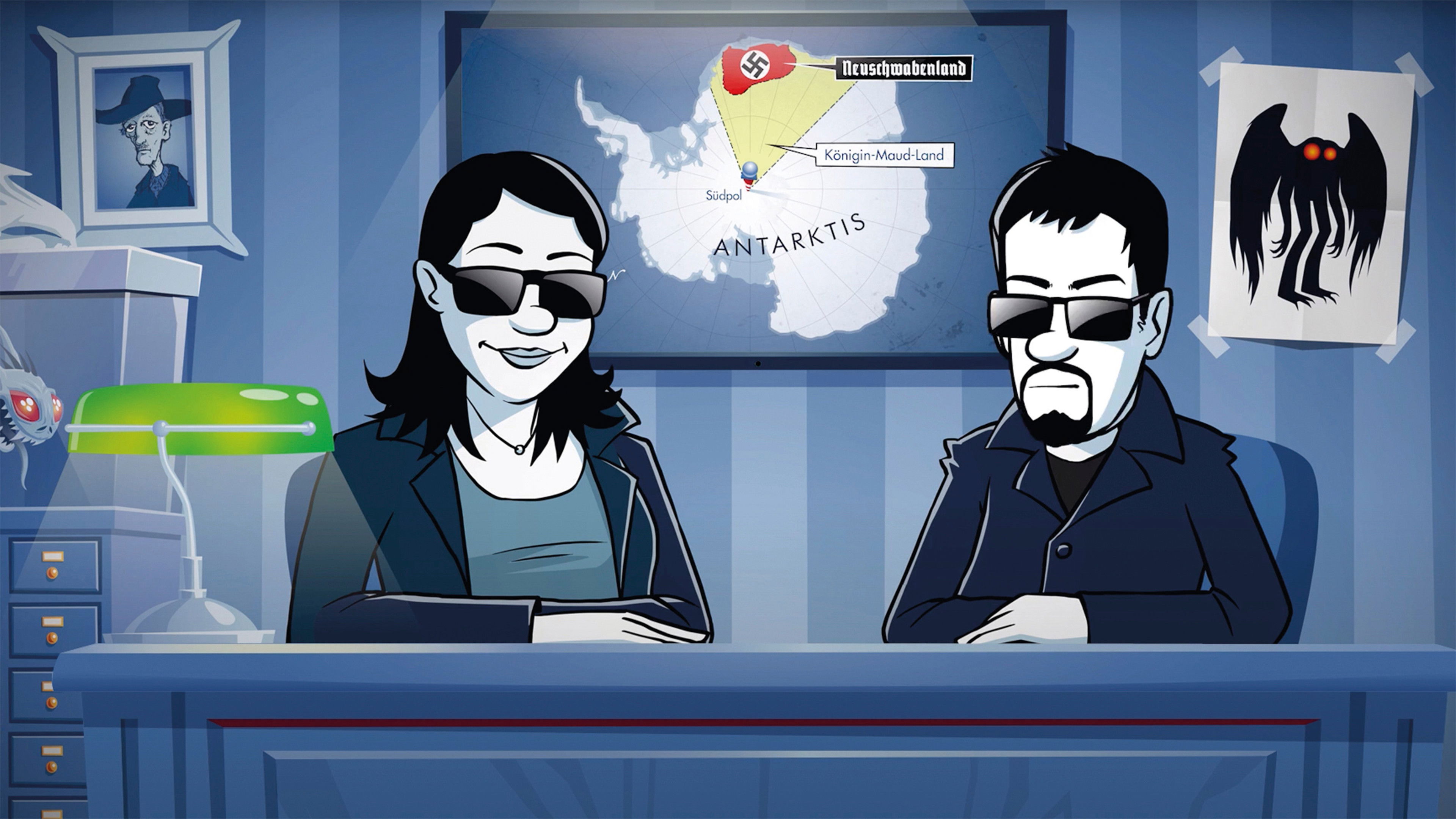 Backdrop for Hoaxilla: Nazis in Neuschwabenland?