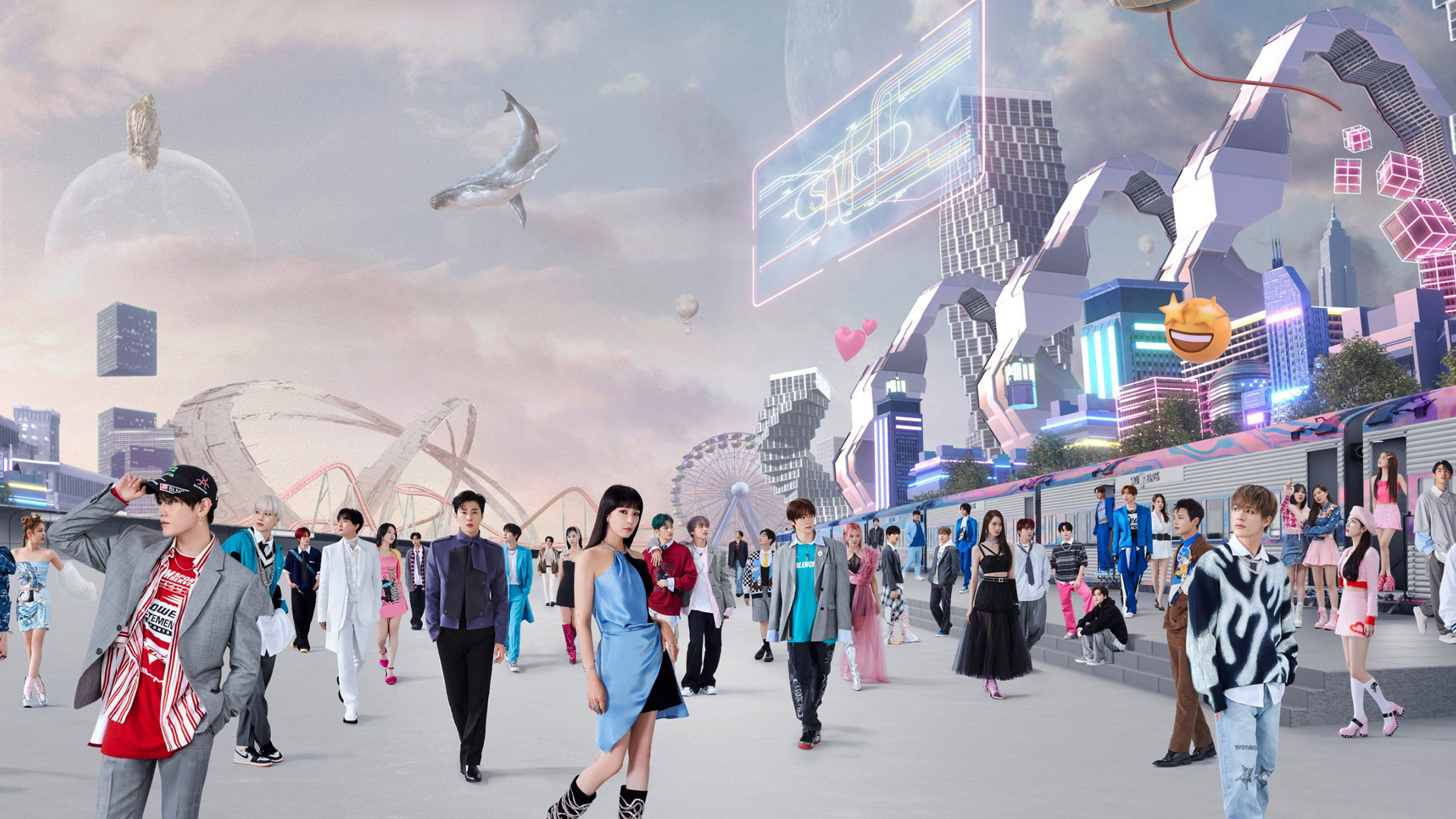 Backdrop for SMTOWN Live | 2022: SMCU EXPRESS @ KWANGYA