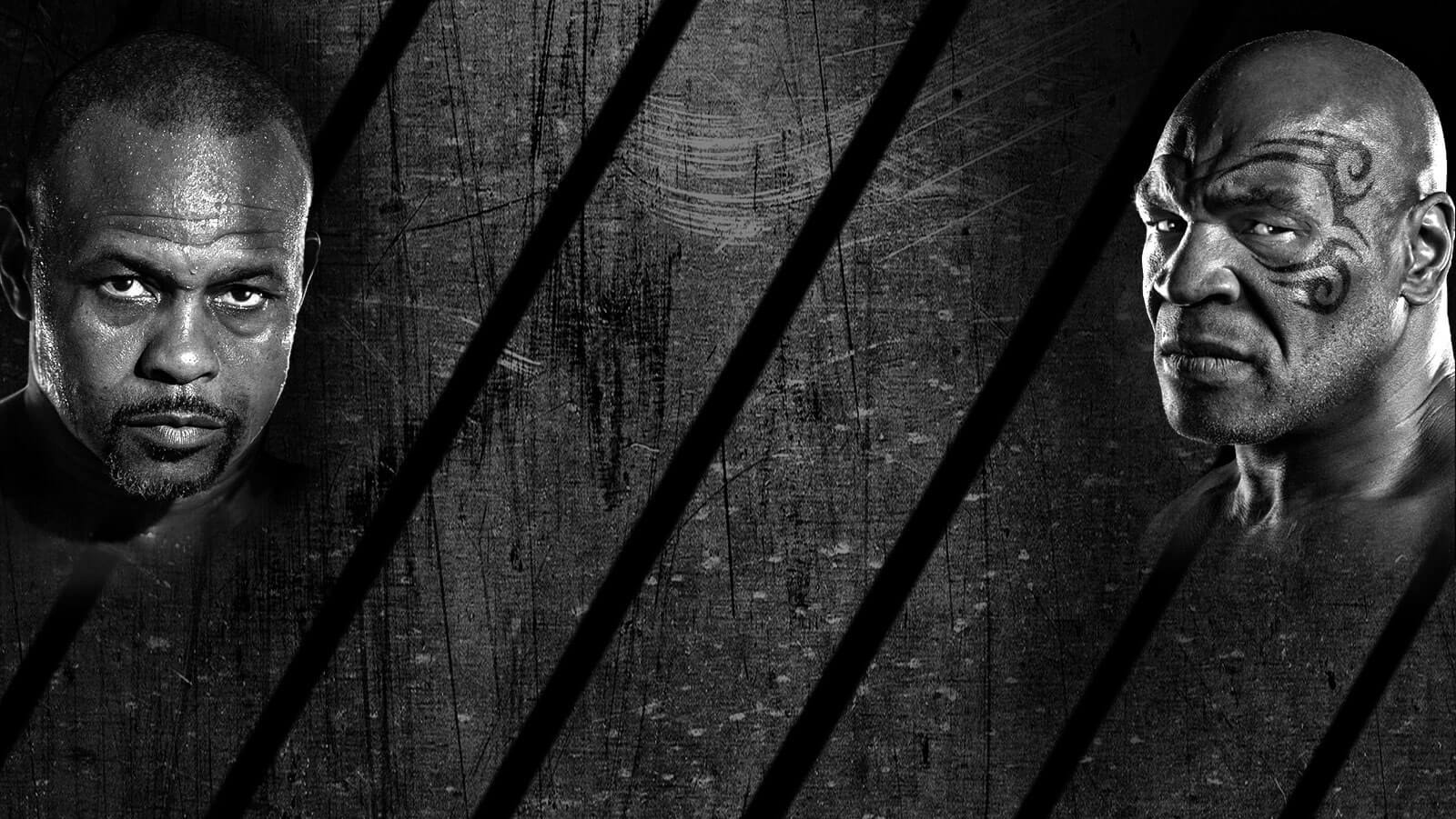 Backdrop for Mike Tyson vs. Roy Jones Jr.