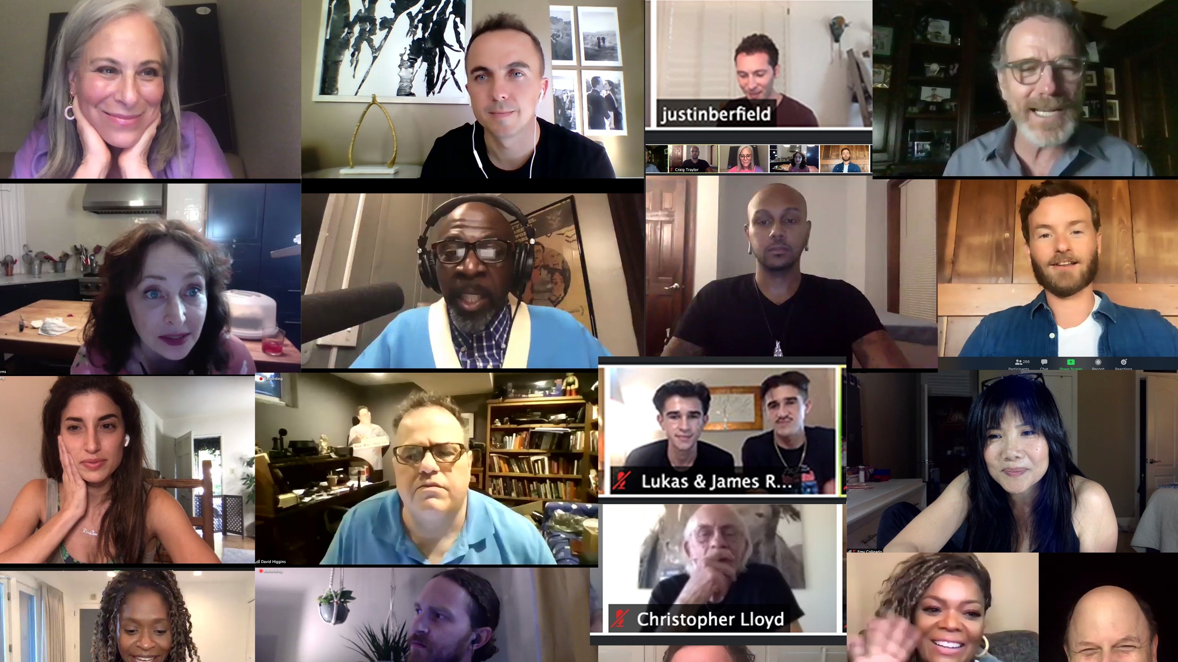 Backdrop for Malcolm in the Middle 2020 Zoom Reunion