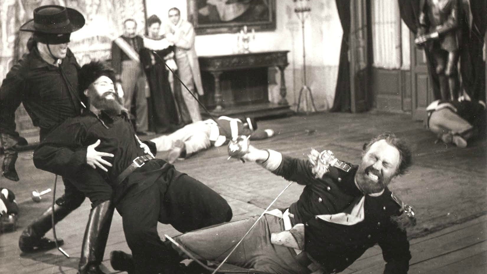 Backdrop for Behind the Mask of Zorro