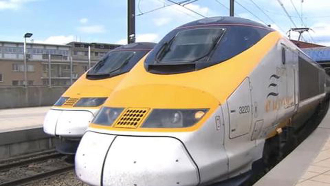 Backdrop for Eurostar: Brussels to London St Pancras