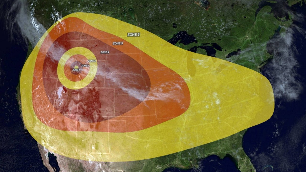 Backdrop for Yellowstone Supervolcano