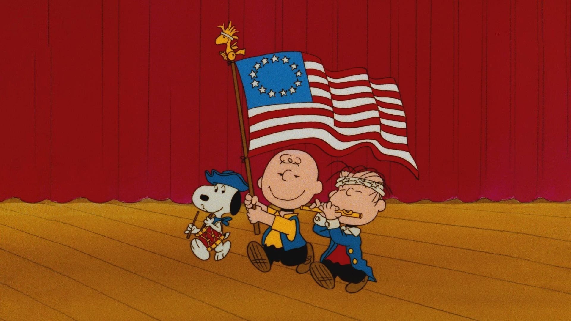 Backdrop for This Is America, Charlie Brown