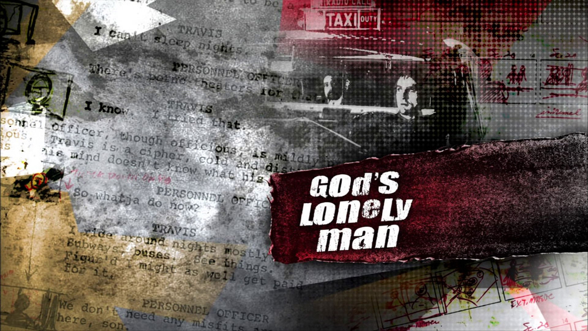 Backdrop for God's Lonely Man