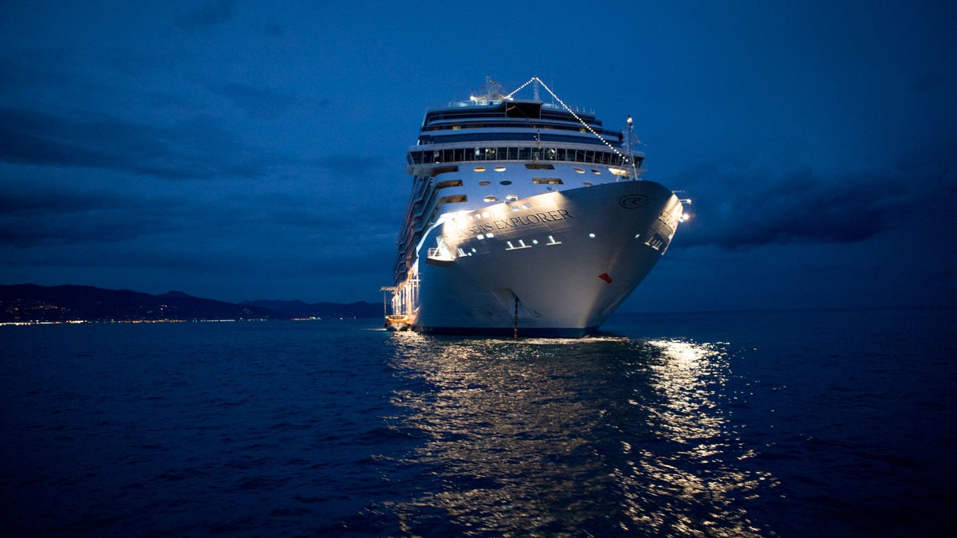 Backdrop for The World's Most Expensive Cruise Ship