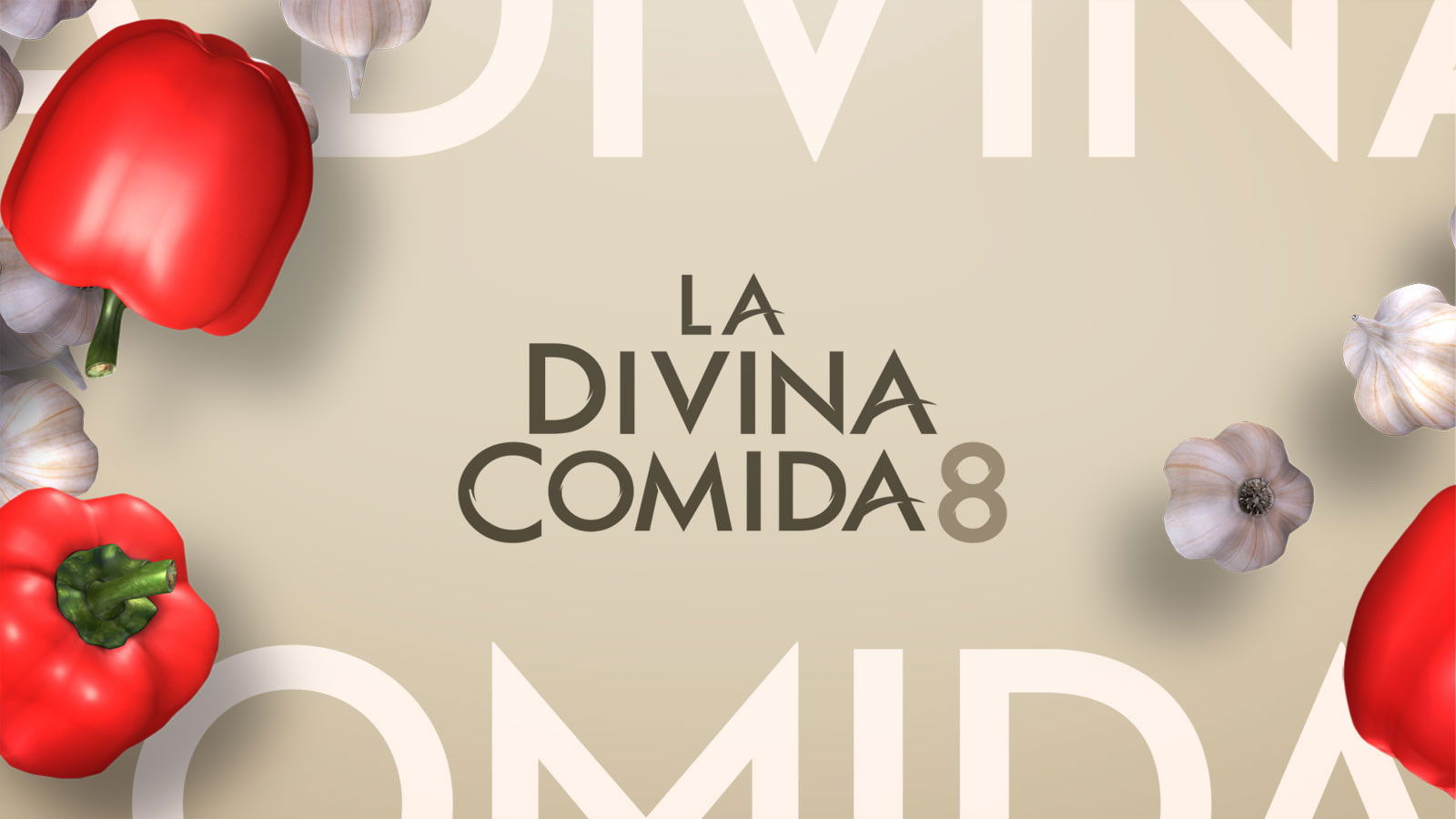 Backdrop for La divina comida
