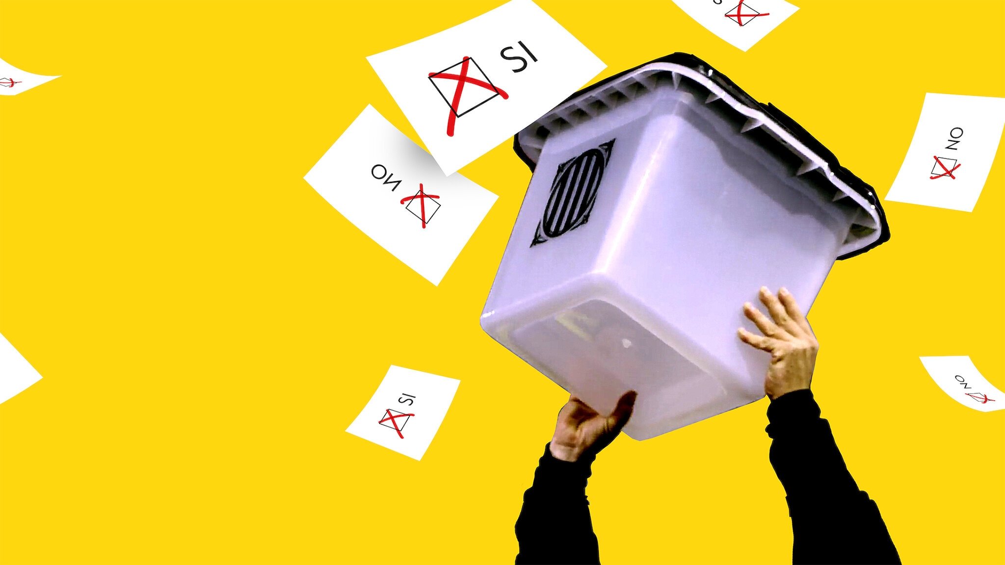 Backdrop for Two Catalonias