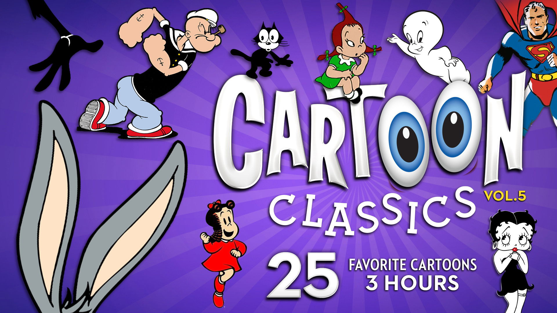 Backdrop for Cartoon Classics - Vol. 5: 25 Favorite Cartoons - 3 Hours
