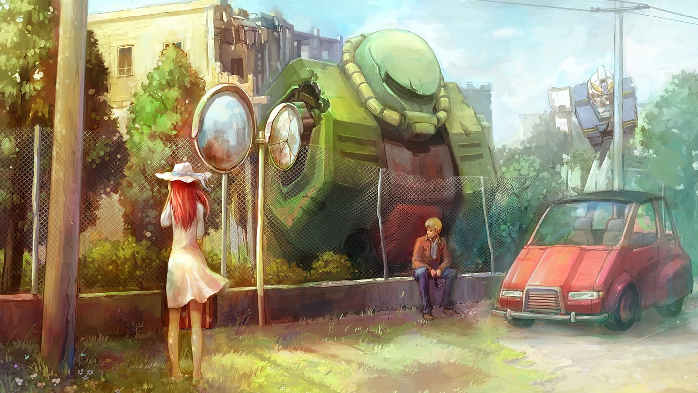 Backdrop for Mobile Suit Gundam 0080: War in the Pocket