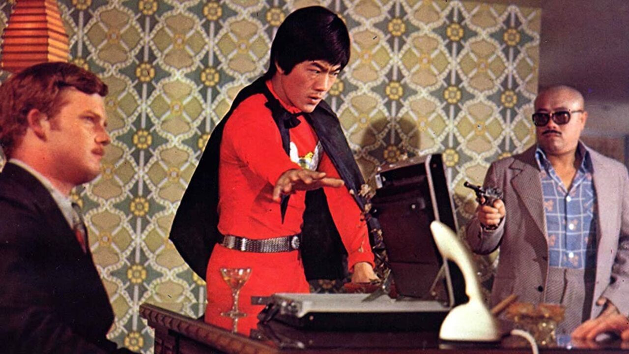 Backdrop for Bruce Lee Against Supermen