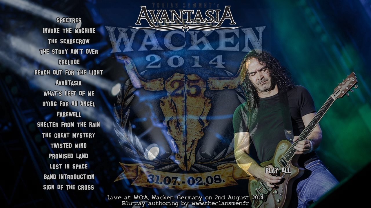 Backdrop for Tobias Sammet's Avantasia: Wacken Open Air 2014