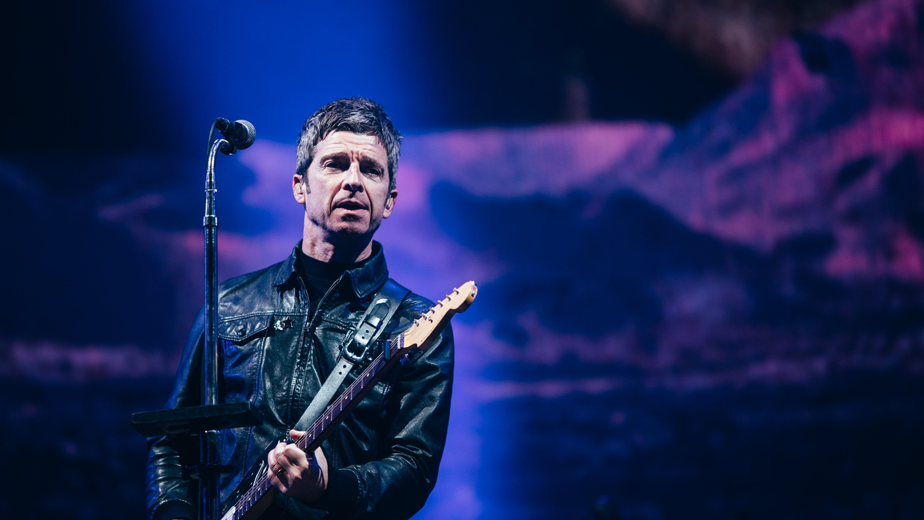 Backdrop for Noel Gallagher's High Flying Birds - Isle of Wight Festival 2019