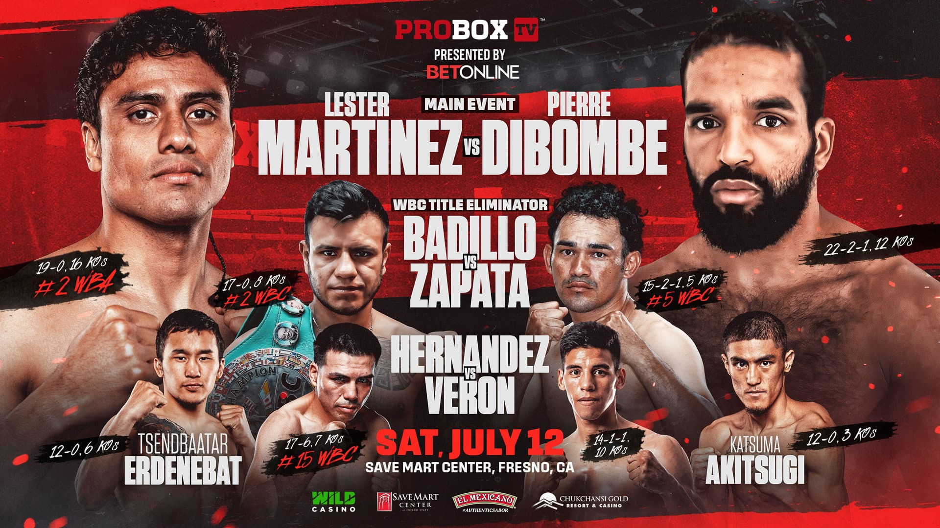 Backdrop for Vladimir Hernandez vs. Francisco Daniel Veron