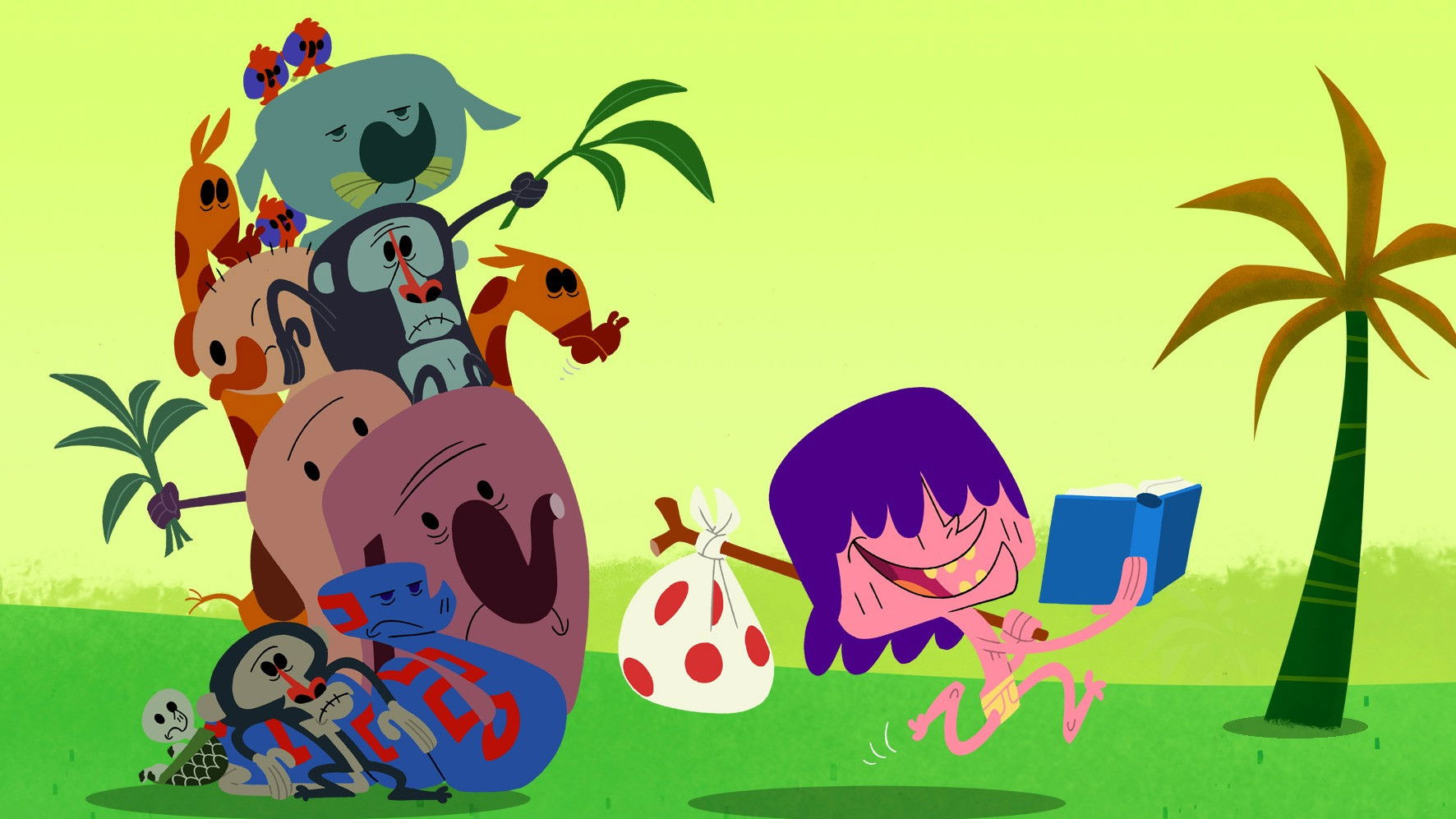 Backdrop for The Little Short-Sighted Snake