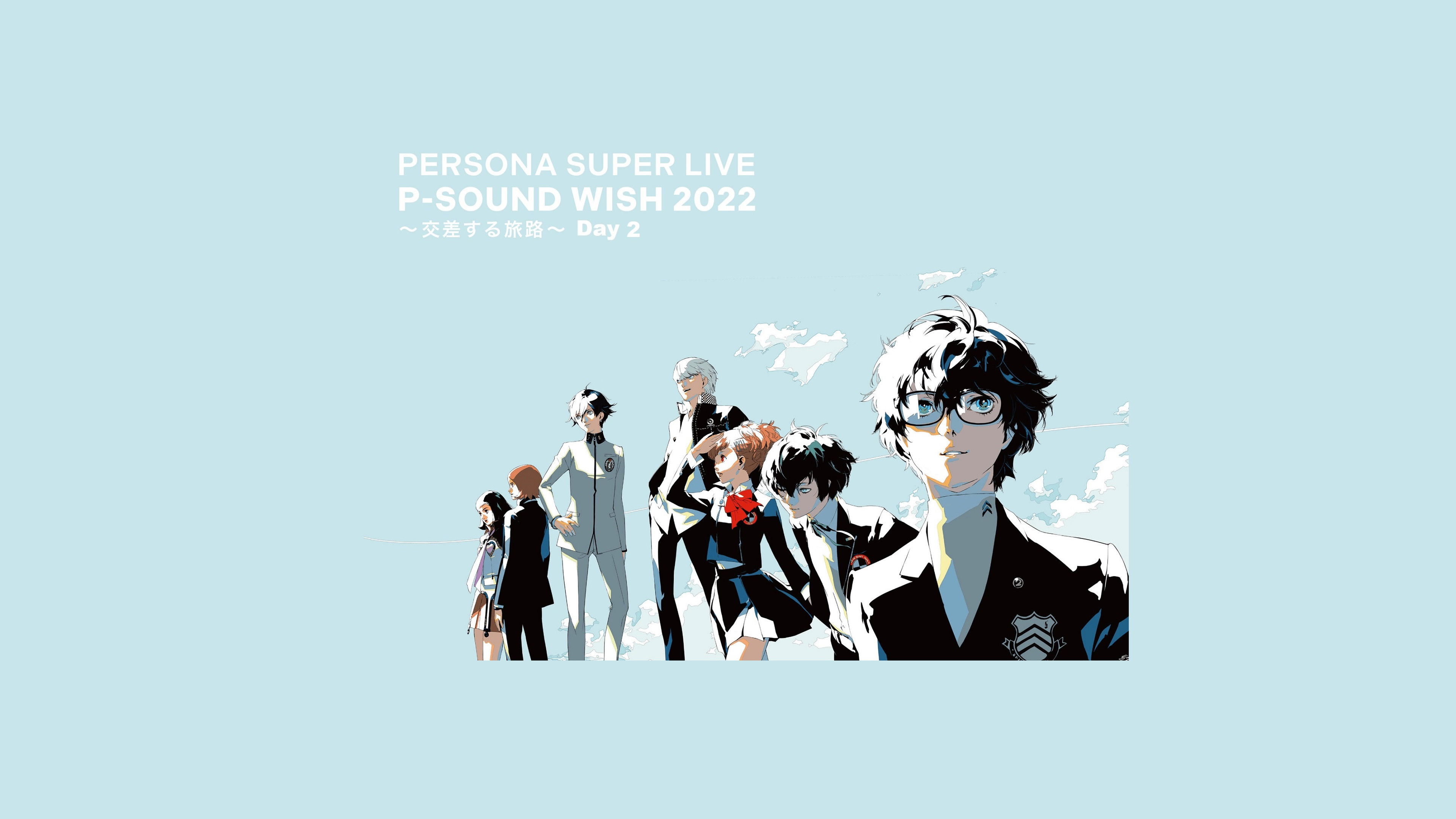 Backdrop for PERSONA SUPER LIVE P-SOUND WISH 2022 ~Crossing Journey~ Day 2
