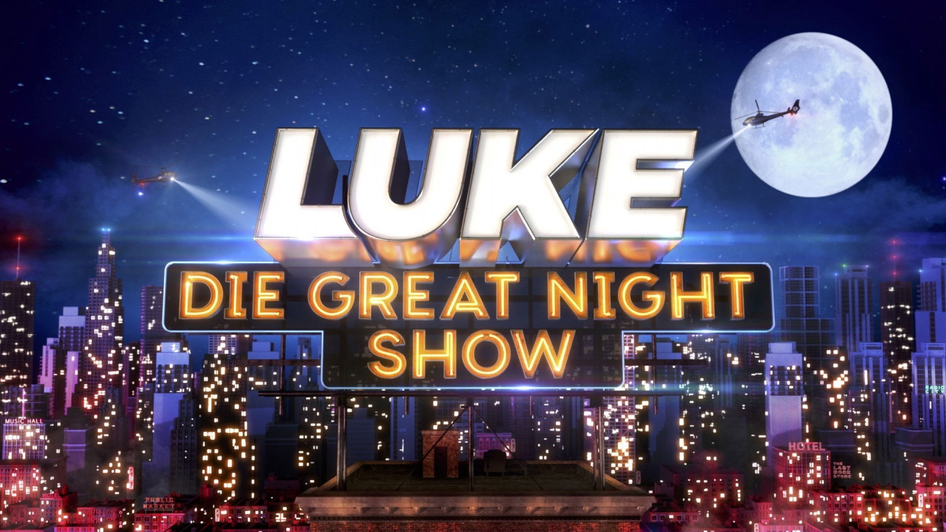 Backdrop for LUKE! Die Greatnightshow